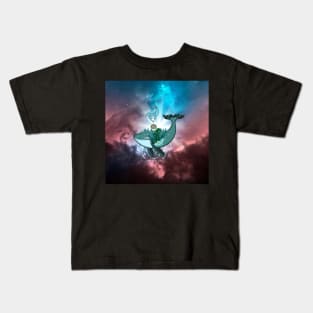 Whale in the universe Kids T-Shirt